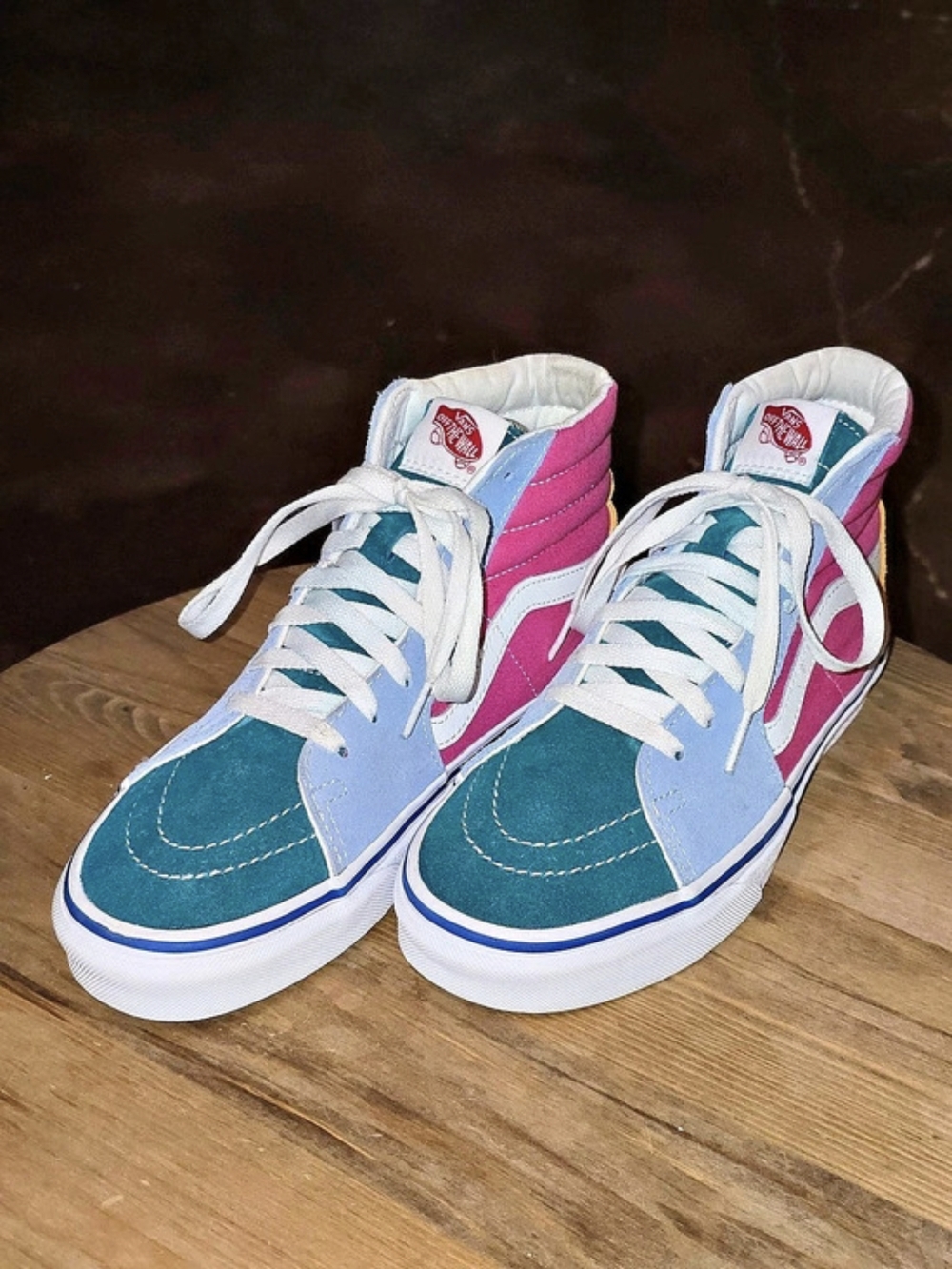 VANS Sk8-Hi Yacht Club Multi-Color High Top Sneakers M6.5 W8